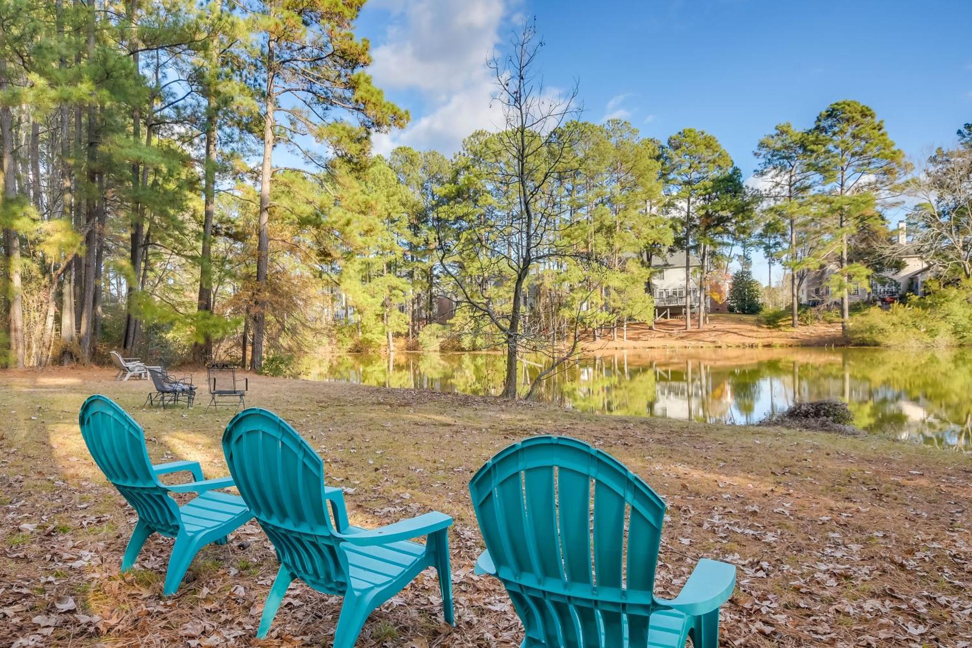 Peaceful Durham Retreat On Pond With Huge Deck! Villa Exterior photo