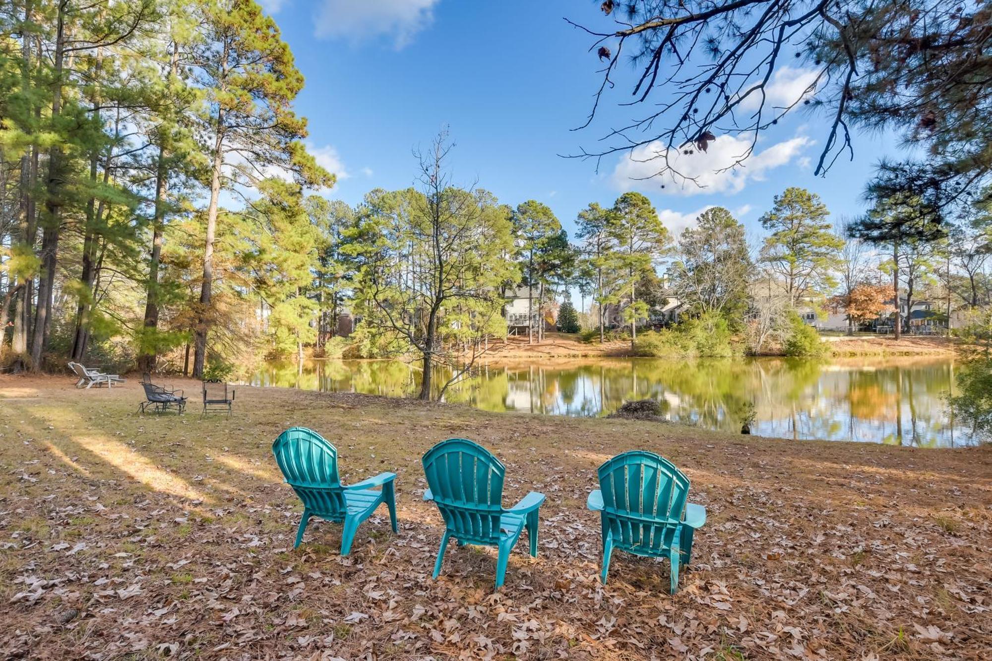 Peaceful Durham Retreat On Pond With Huge Deck! Villa Exterior photo